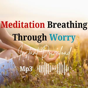 Guided Meditation Audio MP3: Stress Relief & Mindfulness (Digital Download