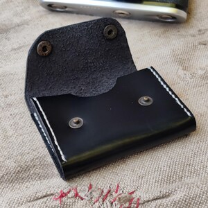 Porta-cartões de couro | Porta-cartões masculino personalizado | Porta-cartões de visita | Mini carteira personalizada