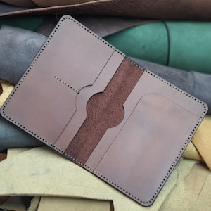 Estuche para 2 pasaportes, funda para pasaporte familiar, compra de cuero para 2 pasaportes, billetera para pasaporte, regalo de navidad