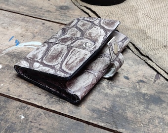Personalisierte Leder Reisebrieftasche • Reiseveranstalter Lederbrieftasche • Passport Reisebrieftasche • Leder Organizer Brieftasche