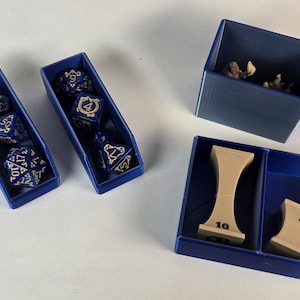 Customizable Tray Inserts for D&D Storage Tome Dice Tray