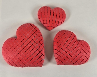 Floppy Articulated Heart – Custom 3D Printed Valentine's Day Gift or Anniversary Gift
