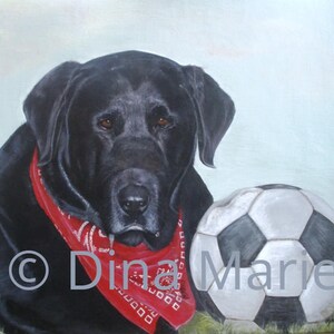 Black Labrador retriever Prints (giclee) from my original Paintings limited edition