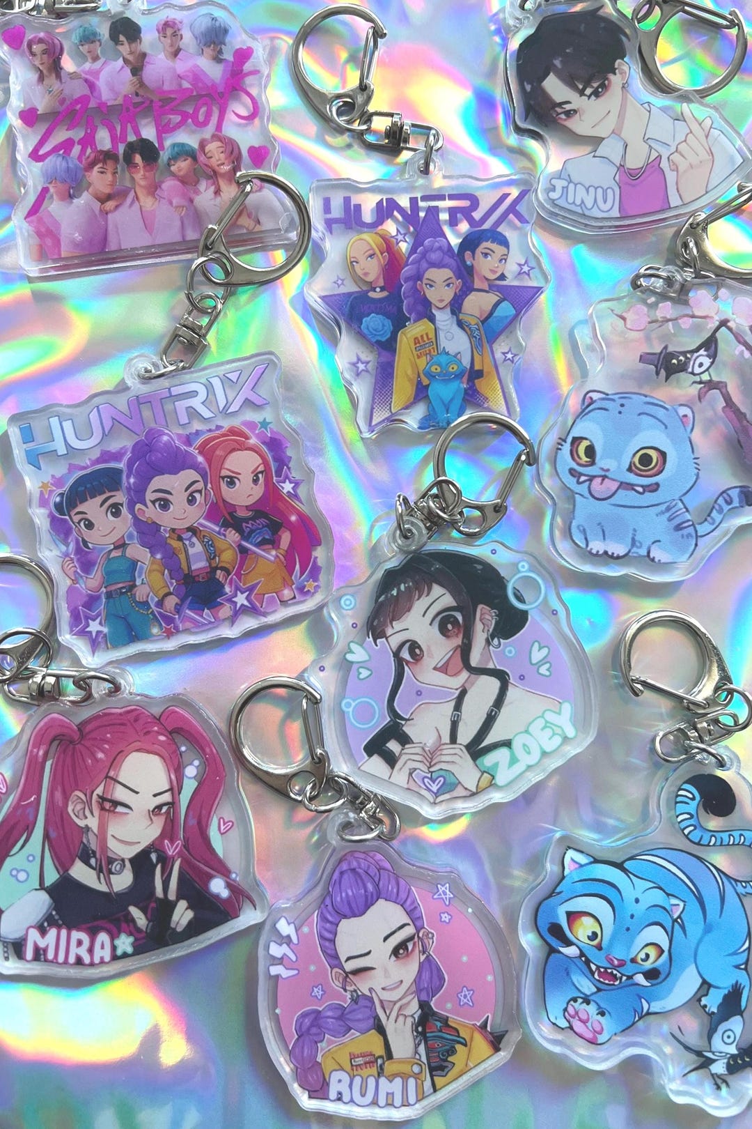 Demonc Key Chain Demon Hunters Keychain - Etsy Australia