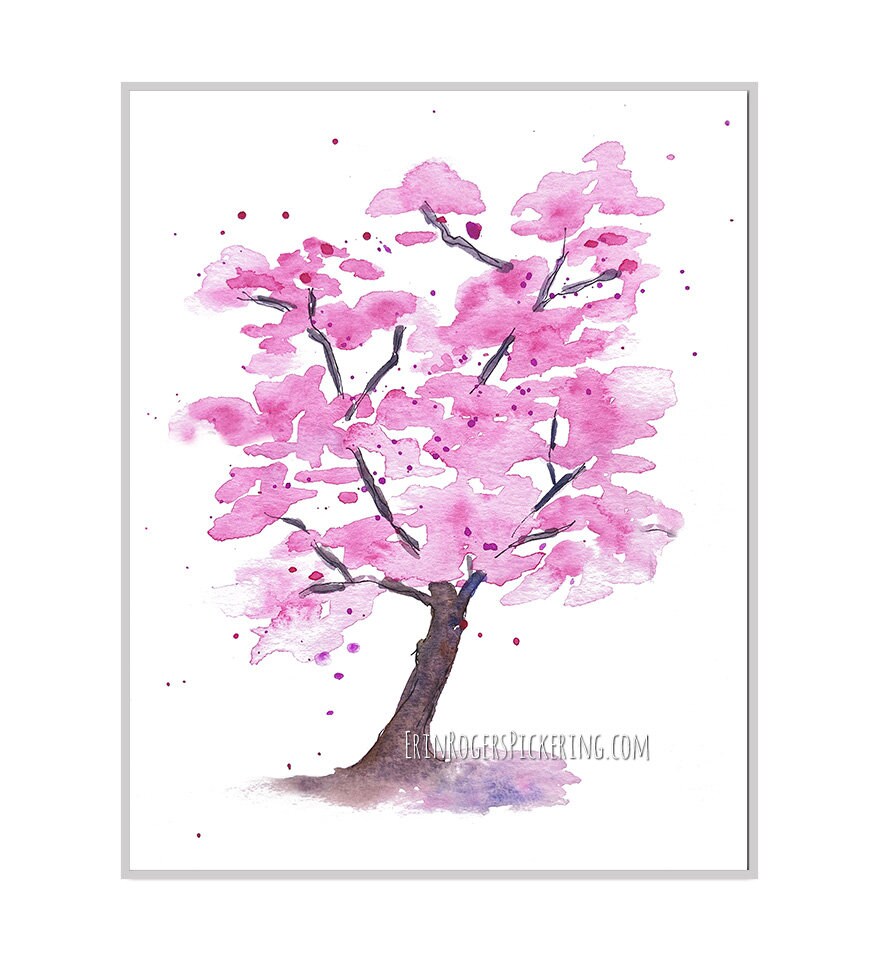 Cherry Blossom Tree Spring Flowers 8x10 Fine Art Print - Etsy