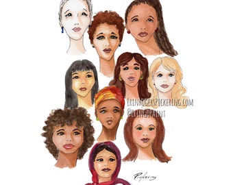 Women of the World Limited Edition Giclee fine art print