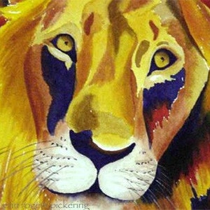 Lion portrait 8x10 Print