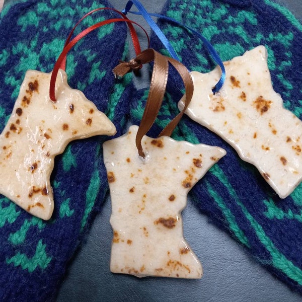 Made from real Lefse Lefsa Minnesota Ornament.  Ready to cheer anyone up!