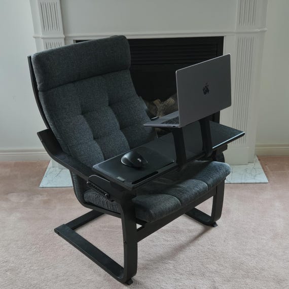 IKEA POÄNG Lap Desk | Ergonomic Desk Chair for Work or Home