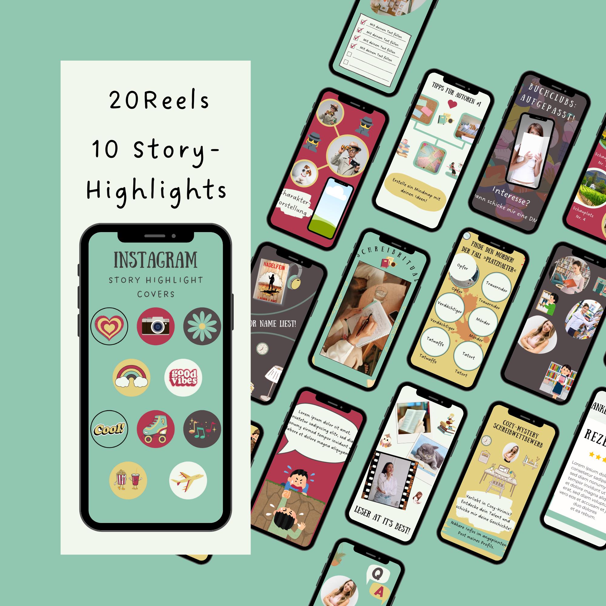 Cozy Mystery Author Instagram Templates for Canva L Premade Templates ...