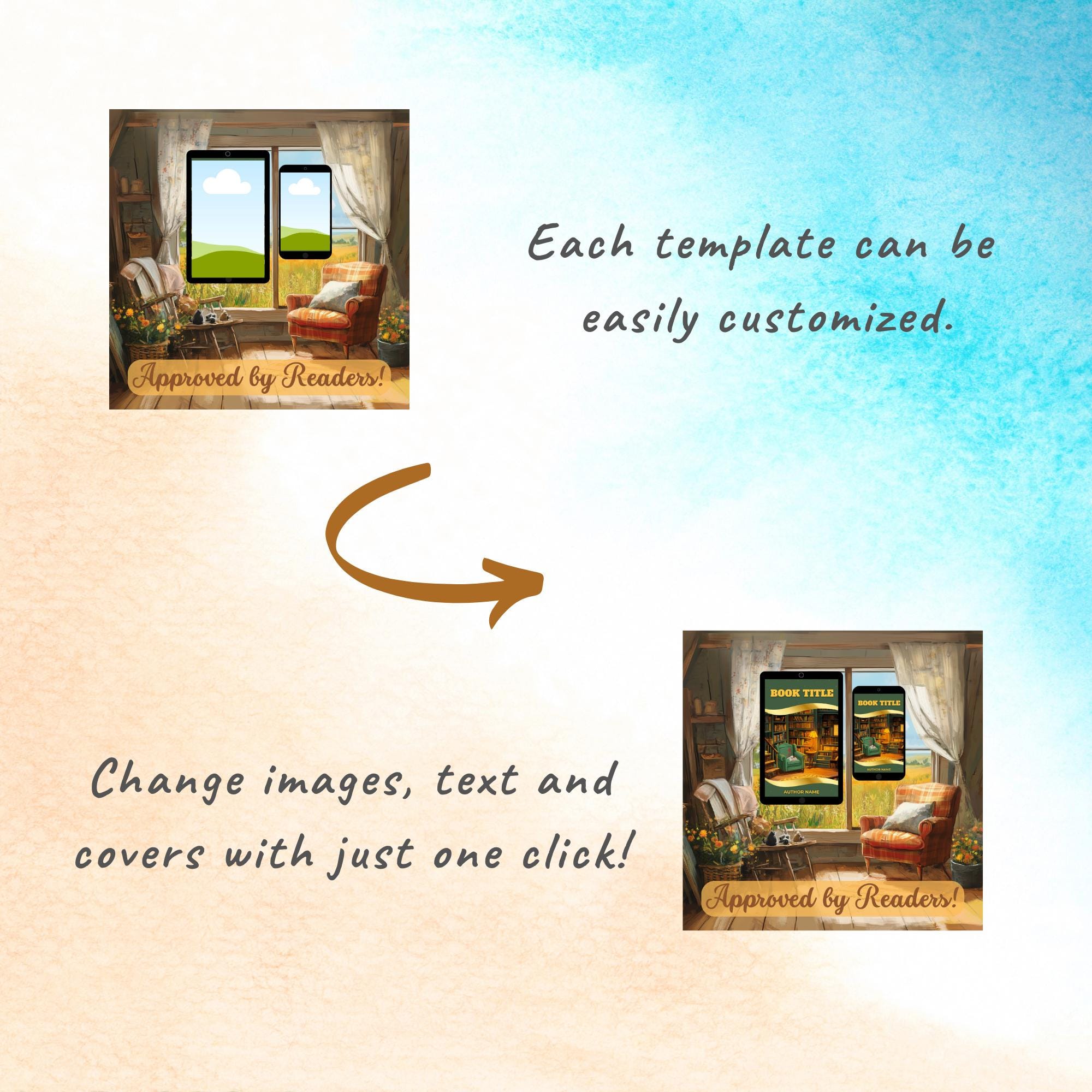 Cozy Mystery Author Instagram Mockup Templates for Canva L Premade ...