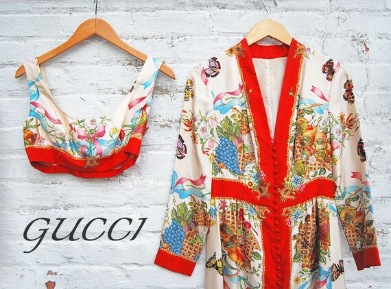 gucci butterfly print