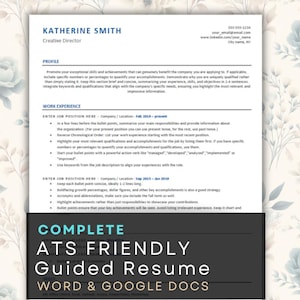 ATS Friendly Resume Template Professional - Il 300x300.6326992301 Otpi 