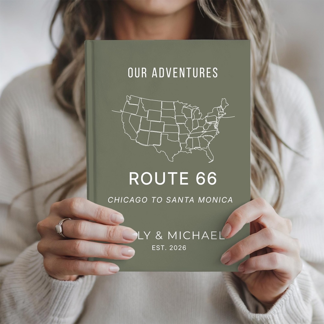 Route 66 Couple Journal Our Adventures Travel Notebook For Il B4ah 