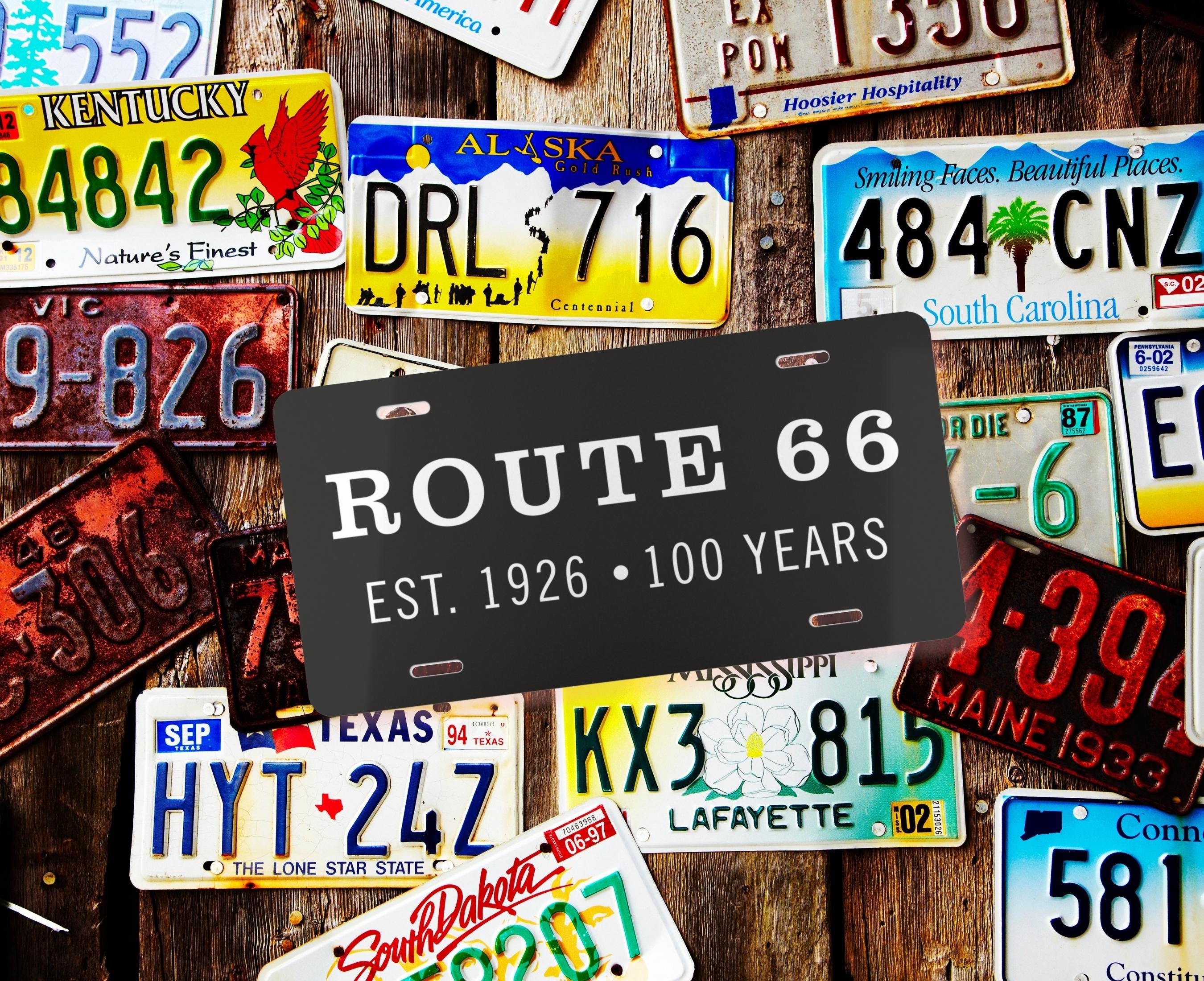 Route 66 Licence Plates - Etsy