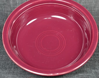 5 1/2" Fruit Bowl Fiesta Cinnabar 2000-2005 by Homer Laughlin, Pre-owned Condition