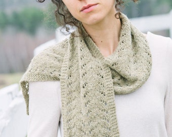 Lucky Jade Scarf Knitting PATTERN