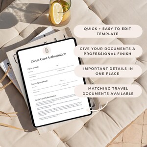 Credit Card Authorisation Form | Credit Card Details Form for Clients ...