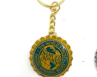 Keychain Beer Bottle Cap Vintage Bottle Cap Last Minute Gift
