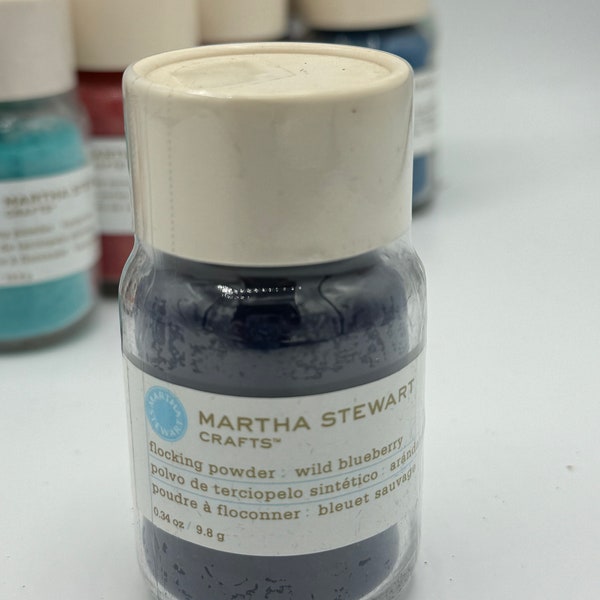 Martha Stewart Flocking Powder Wild Blueberry Flocking Powder M115004