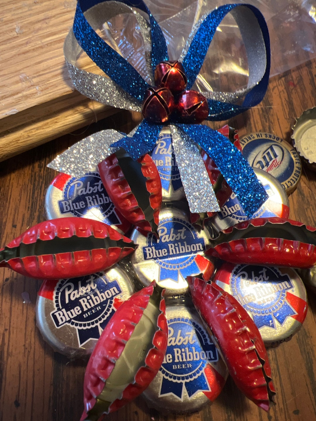 Pabst Blue Ribbon Beer Bottle Cap Ornament - Etsy
