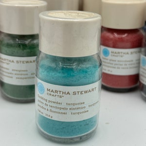 Martha Stewart Flocking Powder Turquoise Flocking Powder M115010