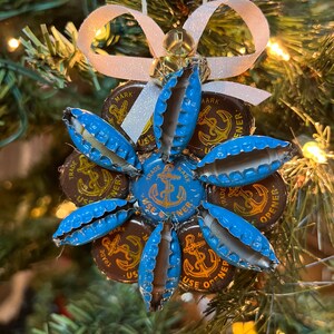 Anchor Brewing Beer Bottle Cap Ornament Great Gift Beer Charm for Secret Santa Christmas Gift