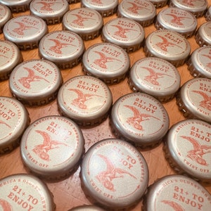 Yuengling 100 new design Beer Bottle Caps NO DENTS For Crafting