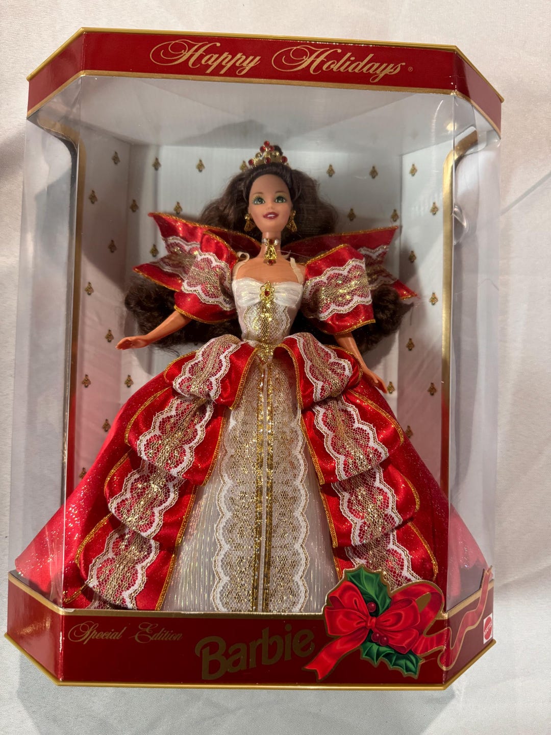 1997 10th Anniversary Holiday Special Edition Barbie Doll Mattel 17832