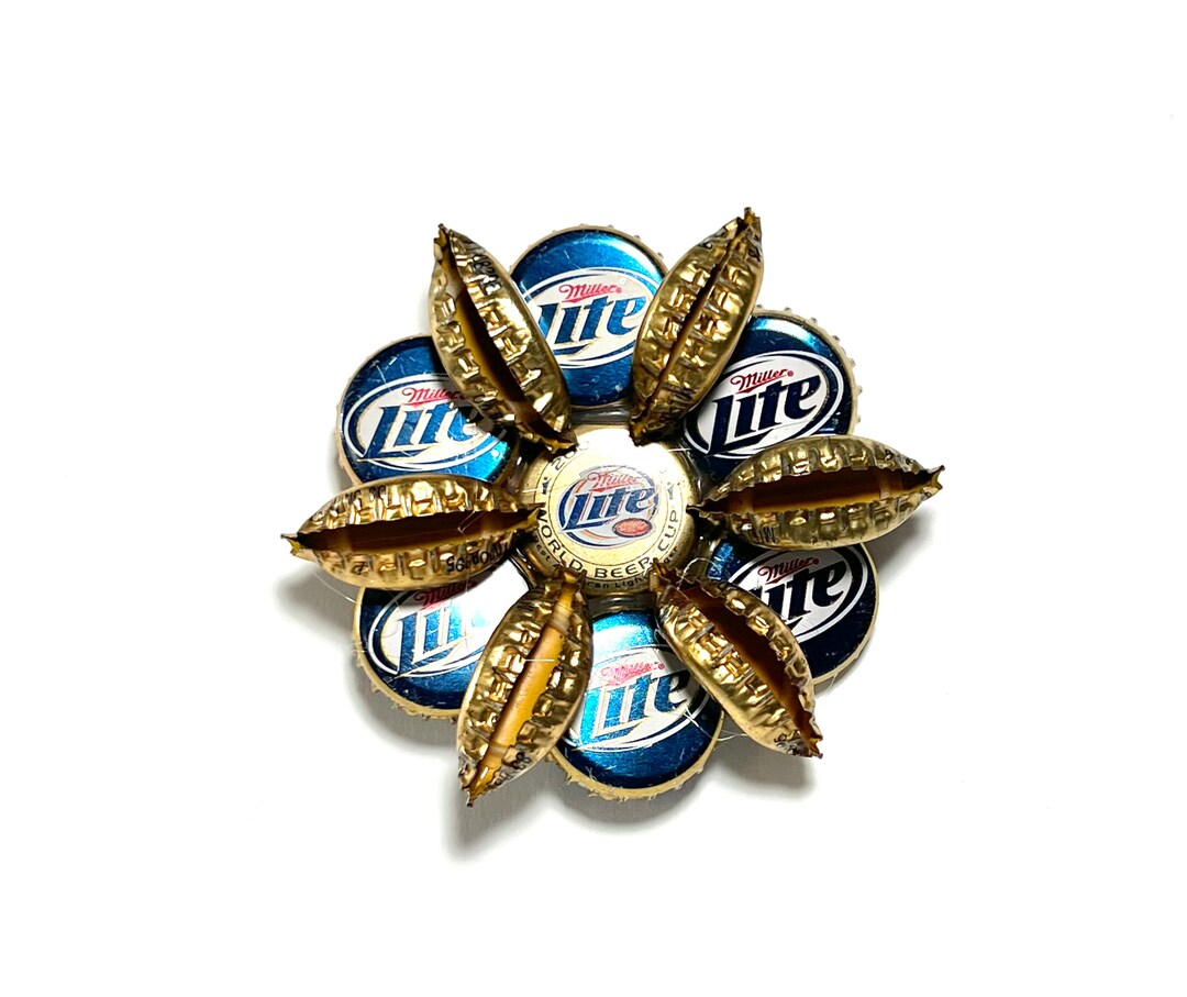 Vintage Miller Lite Bottle Cap Hanging Decor Etsy