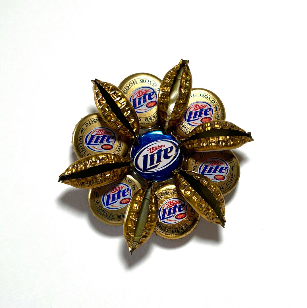 Wall Ornament Vintage Miller Lite Bottle Cap Hanging Decor Etsy