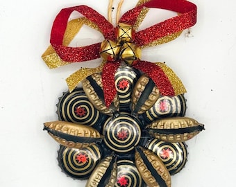 RARE Magic Hat Beer Bottle Cap Christmas Ornament made with Magic Hat Bottle Caps