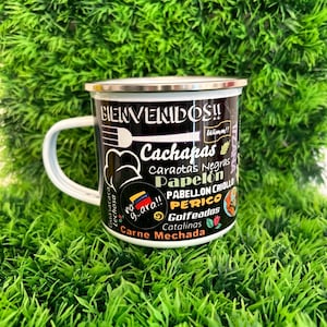 Venezuelan menu mug, Venezuela mug
