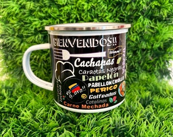 Venezuelan menu mug, Venezuela mug
