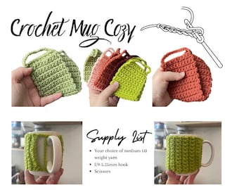 Crochet Mug Cozy Pattern | Digital Download