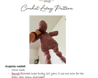 Crochet Lovey Pattern | Digital Download | PDF