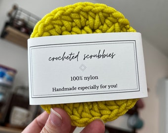 Crochet Dish Scrubbies | Set of 2