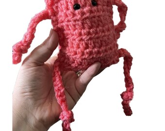 Handmade Crochet Poptart Plush | Pink | Amigurumi