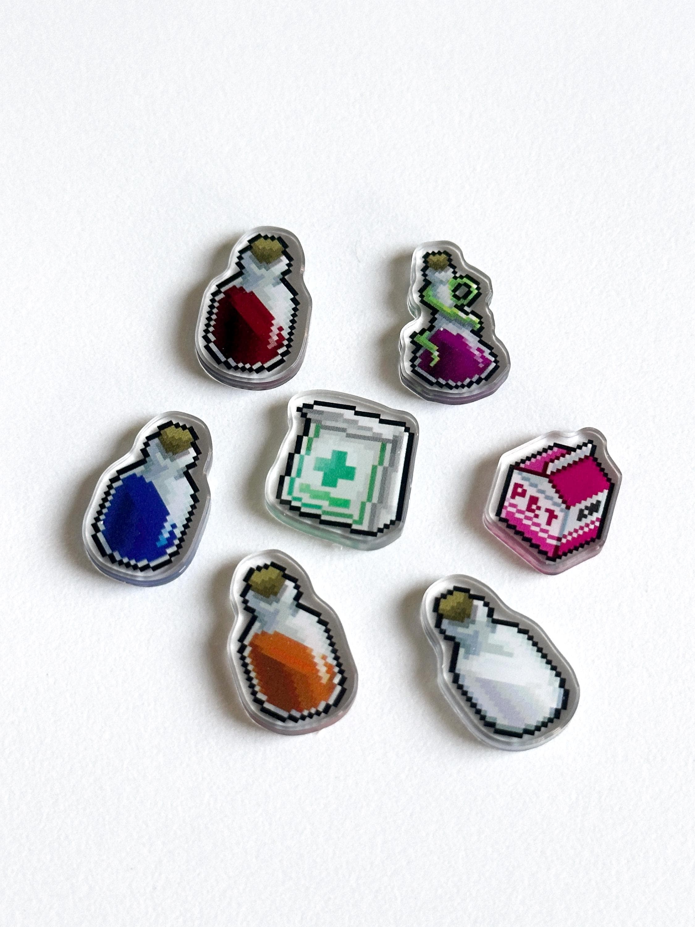 Maplestory Potion Set Fillable Keychain Charms - Etsy