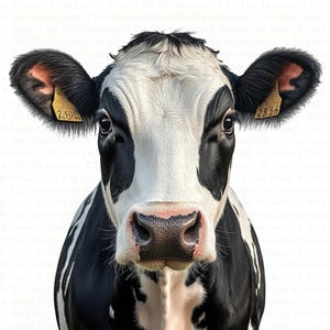 Clipart vache | 10 fichiers JPG de haute qualité | Téléchargement numérique | Clipart ferme | Clipart aquarelle imprimable | Créations numériques en papier | Journaux indésirables