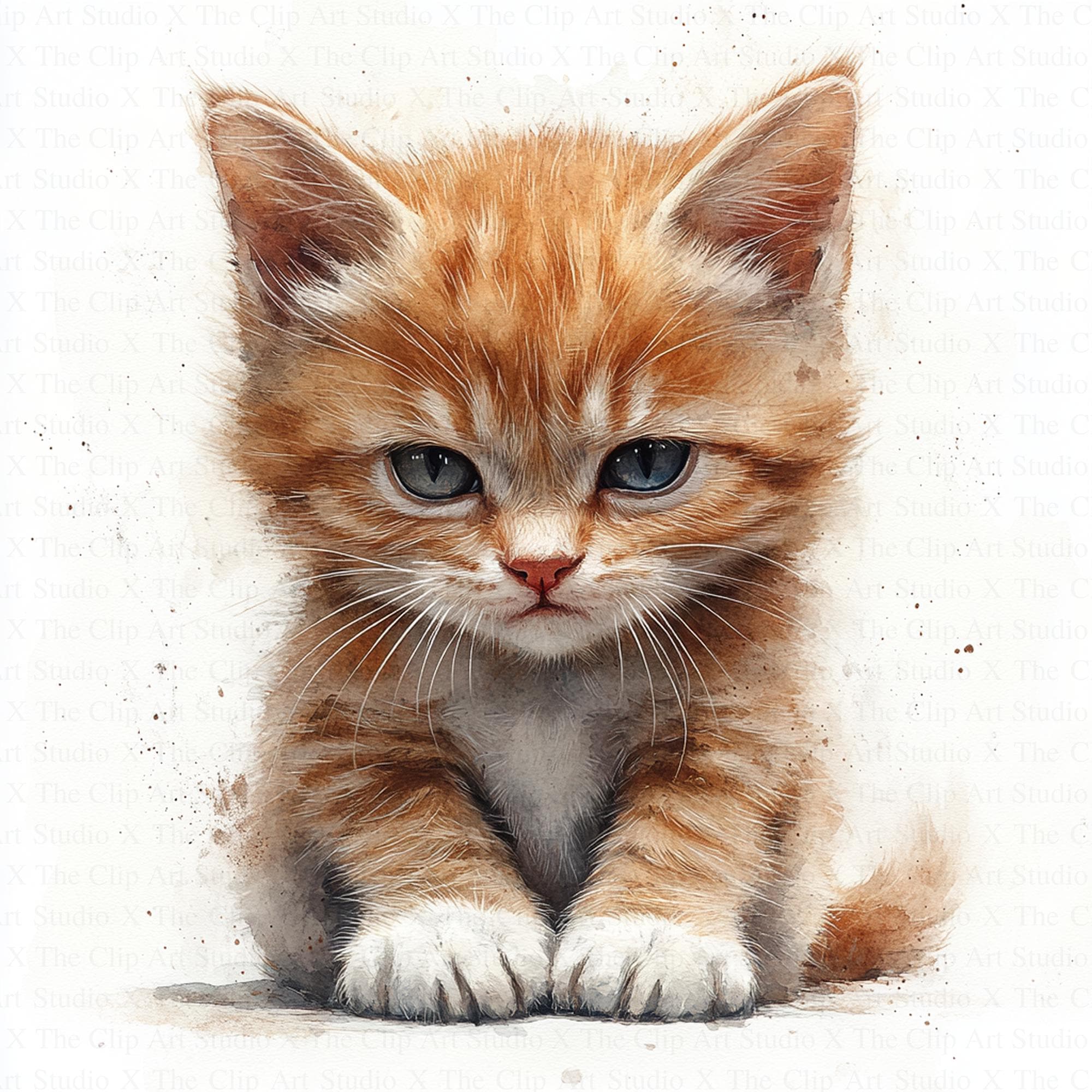 Imágenes prediseñadas de gatito súper gruñón / 10 archivos JPG de alta  calidad / Descarga digital / Manualidades de papel / Diarios basura / Gatito  peludo / Imágenes prediseñadas de acuarela - Etsy México, image size:2000x2000