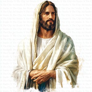 Imágenes prediseñadas de Jesucristo / 10 archivos JPG de alta calidad / Descarga digital / Revistas basura / Imágenes prediseñadas de Jesús de Pascua / Imágenes prediseñadas imprimibles / Manualidades de papel
