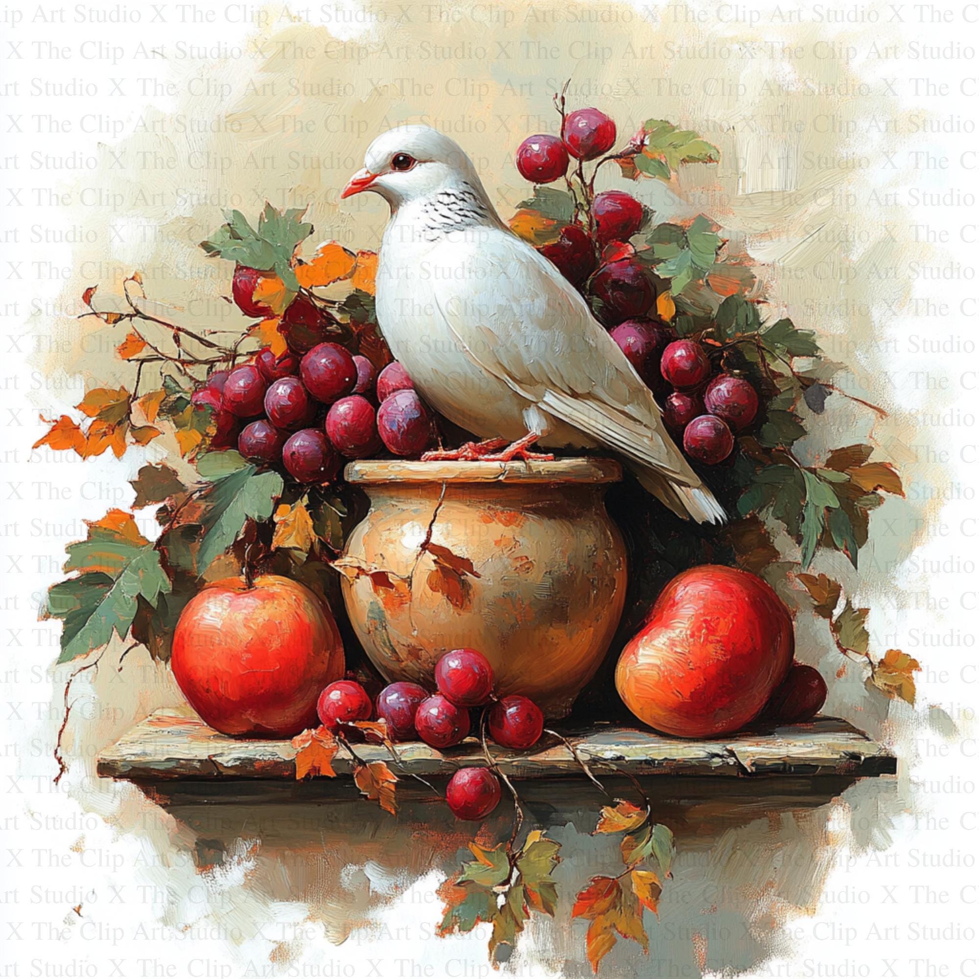 White Dove Clipart | 10 High Quality Jpgs | Digital Download