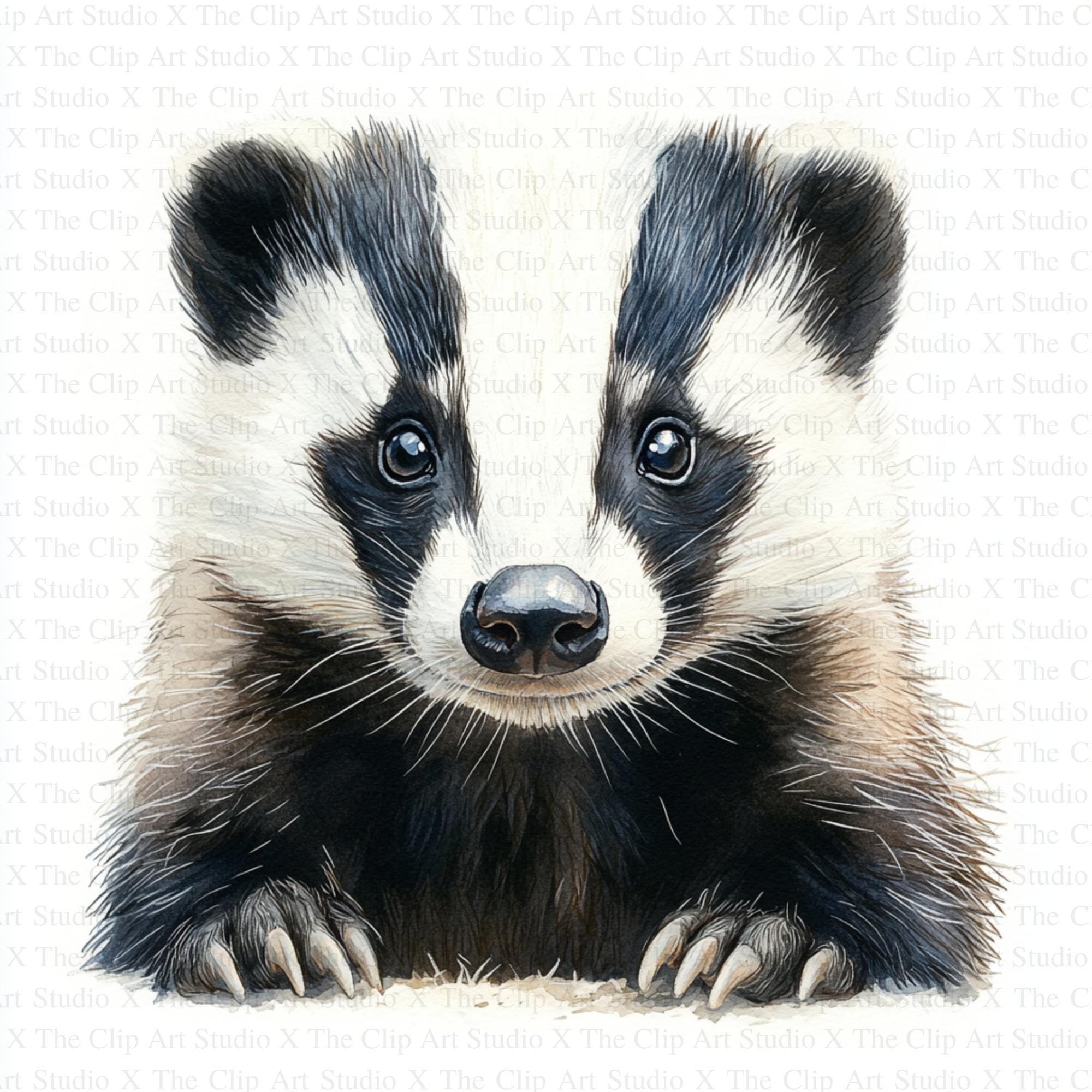 Dachs Clipart | 10 hochwertige JPGs | Sofortiger digitaler