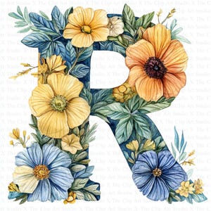 Letra R Clipart / 10 archivos JPG de alta calidad / Descarga digital / Fabricación de tarjetas / Impresión del alfabeto / Manualidades con papel digital / Scrapbooking / Arte para guarderías