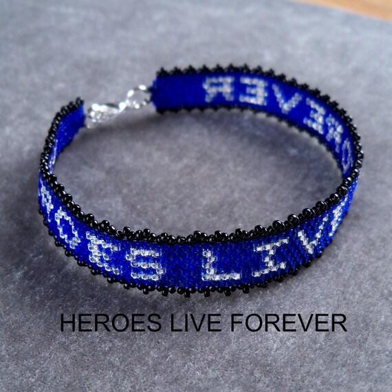 heroes live forever bracelet