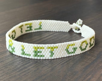 Let Go & Let God - Bracelet - Beaded Bracelet