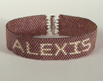 Personalized Seed Bead Friendship Bracelet
