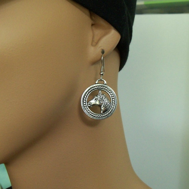 Horse Head Earrings