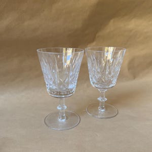 Vintage Crystal Cocktail Glass / Barware Set